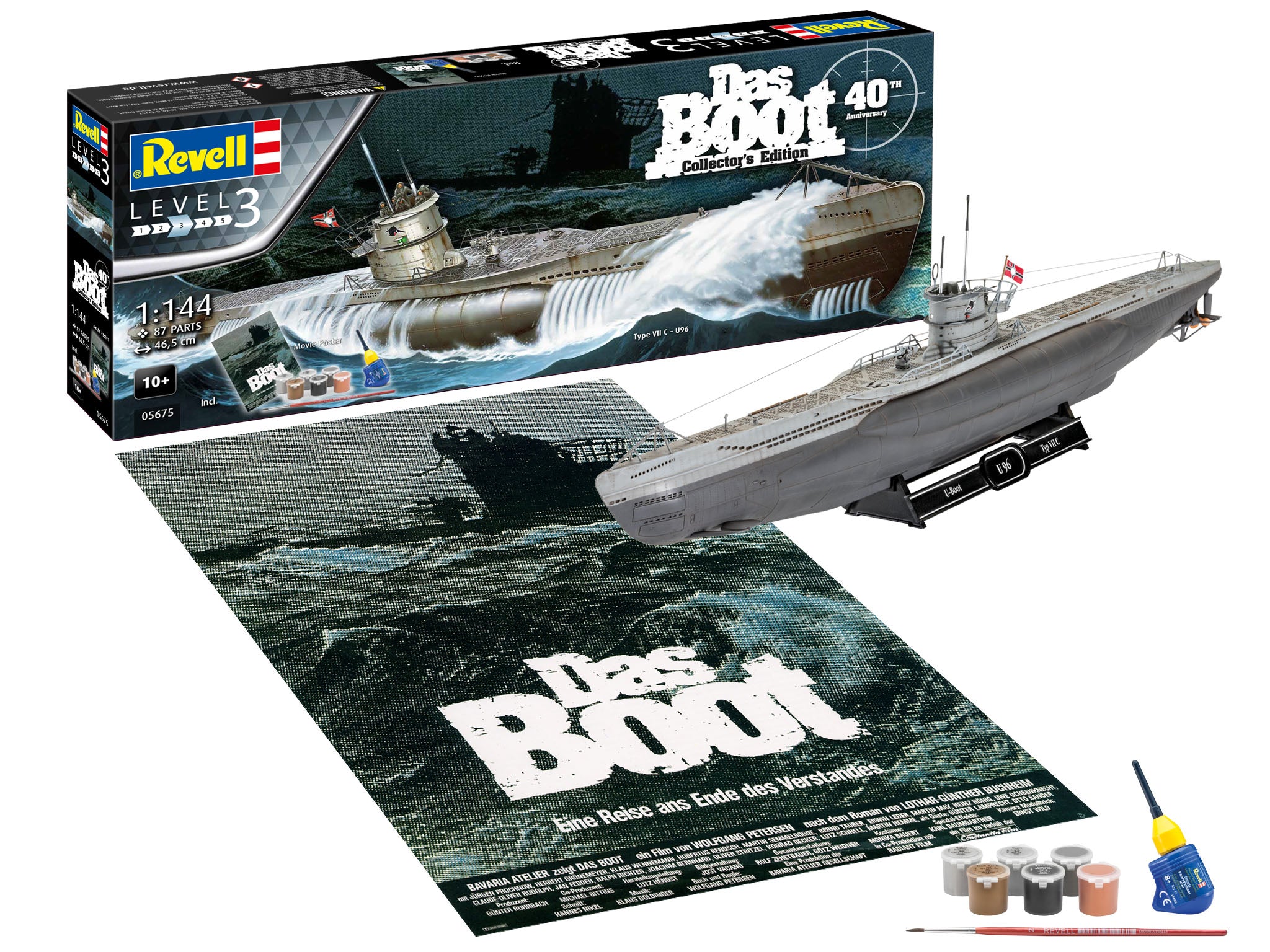MODEL SET DAS BOOT EDITIA COLECTIONARULUI, ANIVERSARE 40 DE ANI - REVELL (RV05675)