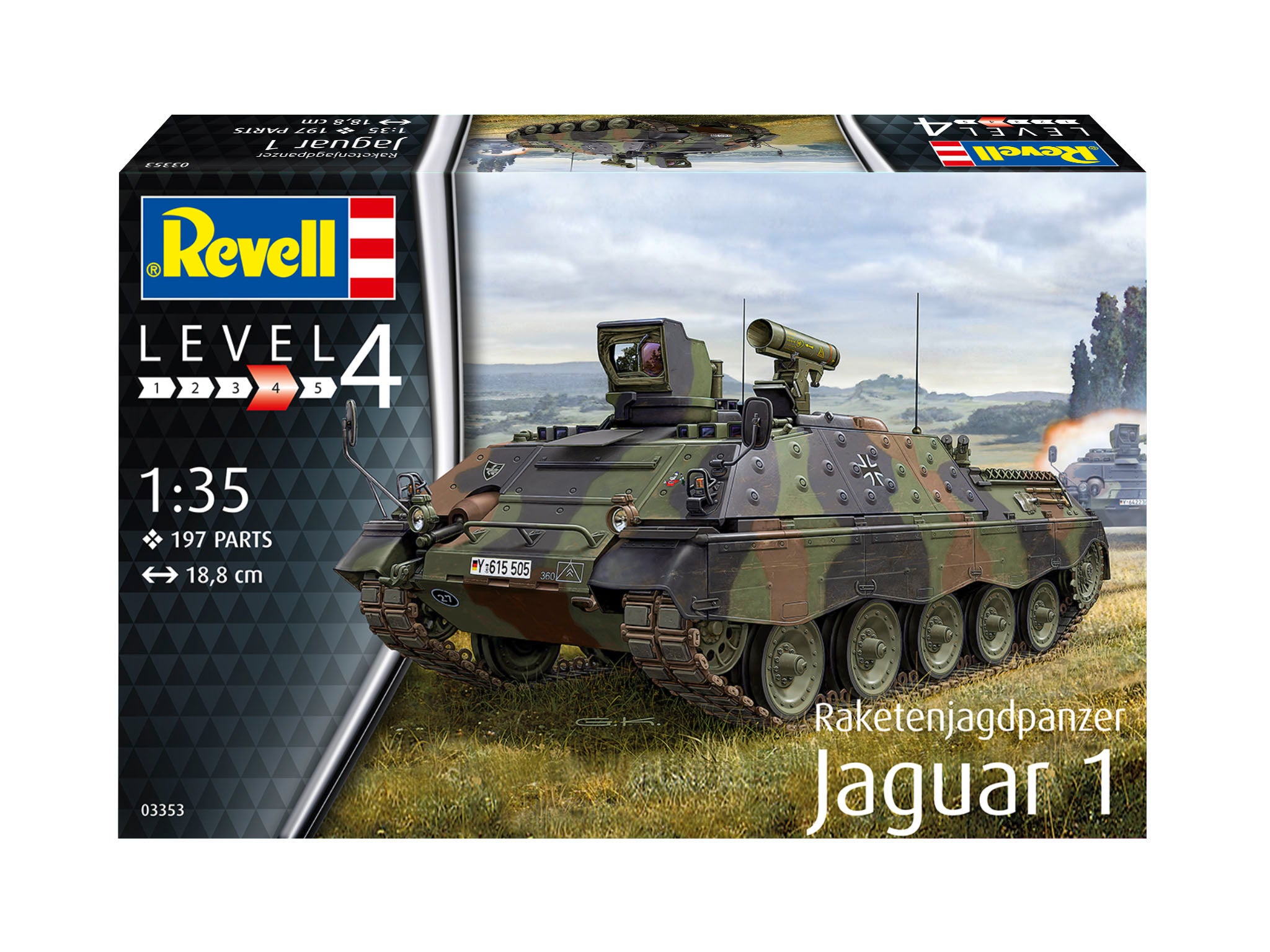 MACHETA MILITARA RAKETENJAGDPANZER JAGUAR 1 - REVELL (RV03353)