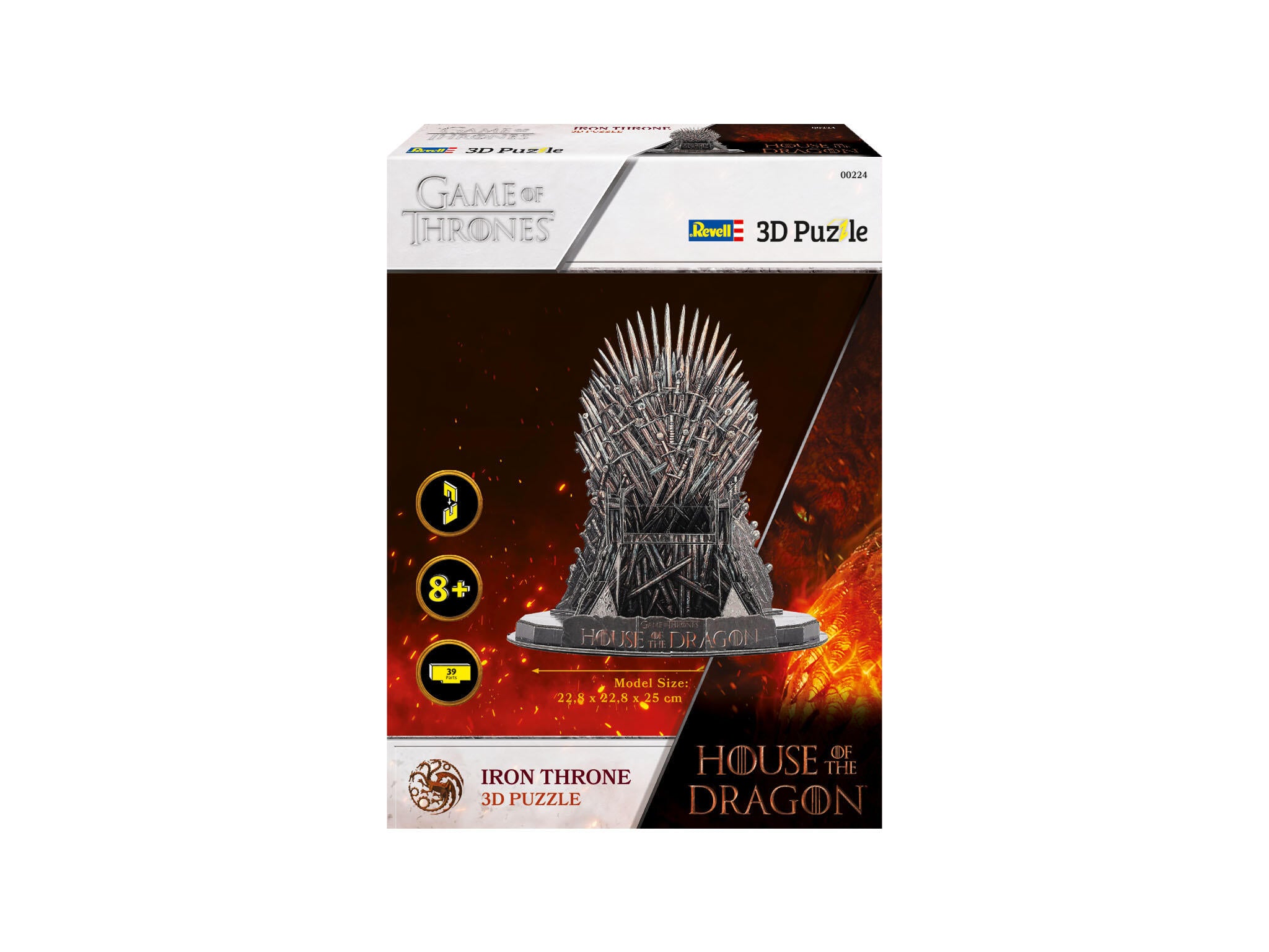 PUZZLE 3D CASA DRAGONULUI IRON THRONE - REVELL (RV00224)