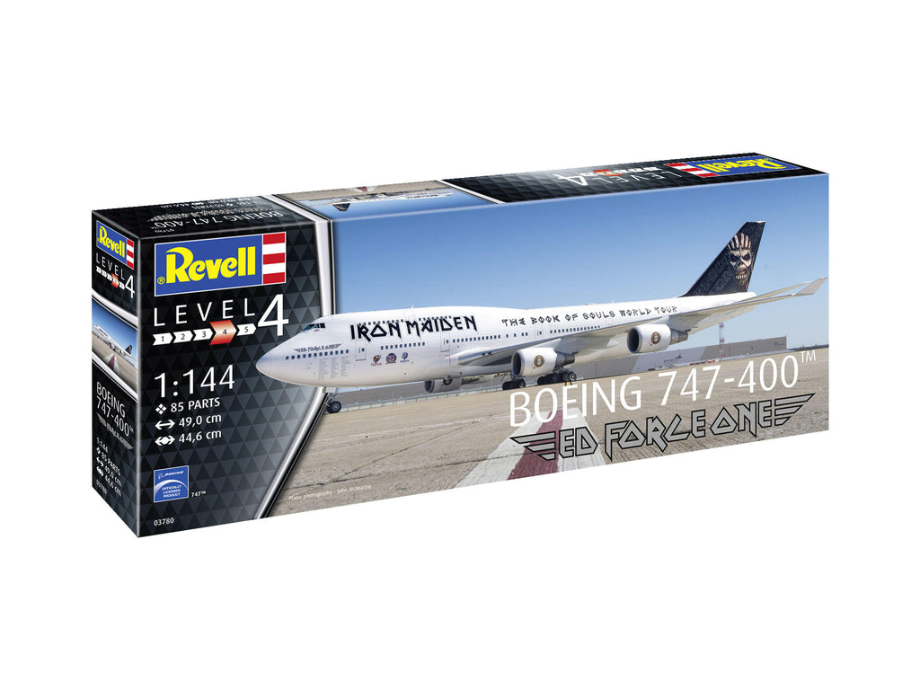 AEROMACHETA BOEING 747-400 IRON MAIDEN "ED FORCE ONE" - REVELL (RV03780)