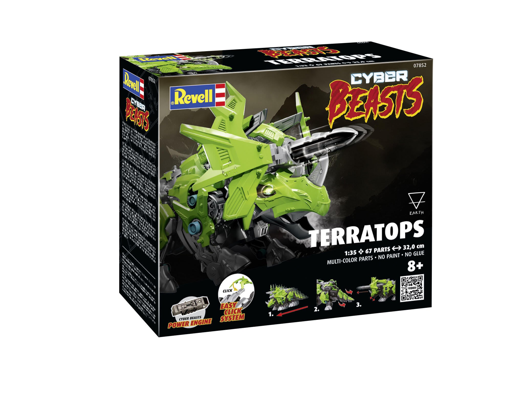 CYBERBEASTS MACHETA TERRA TOPS - REVELL (RV07852)