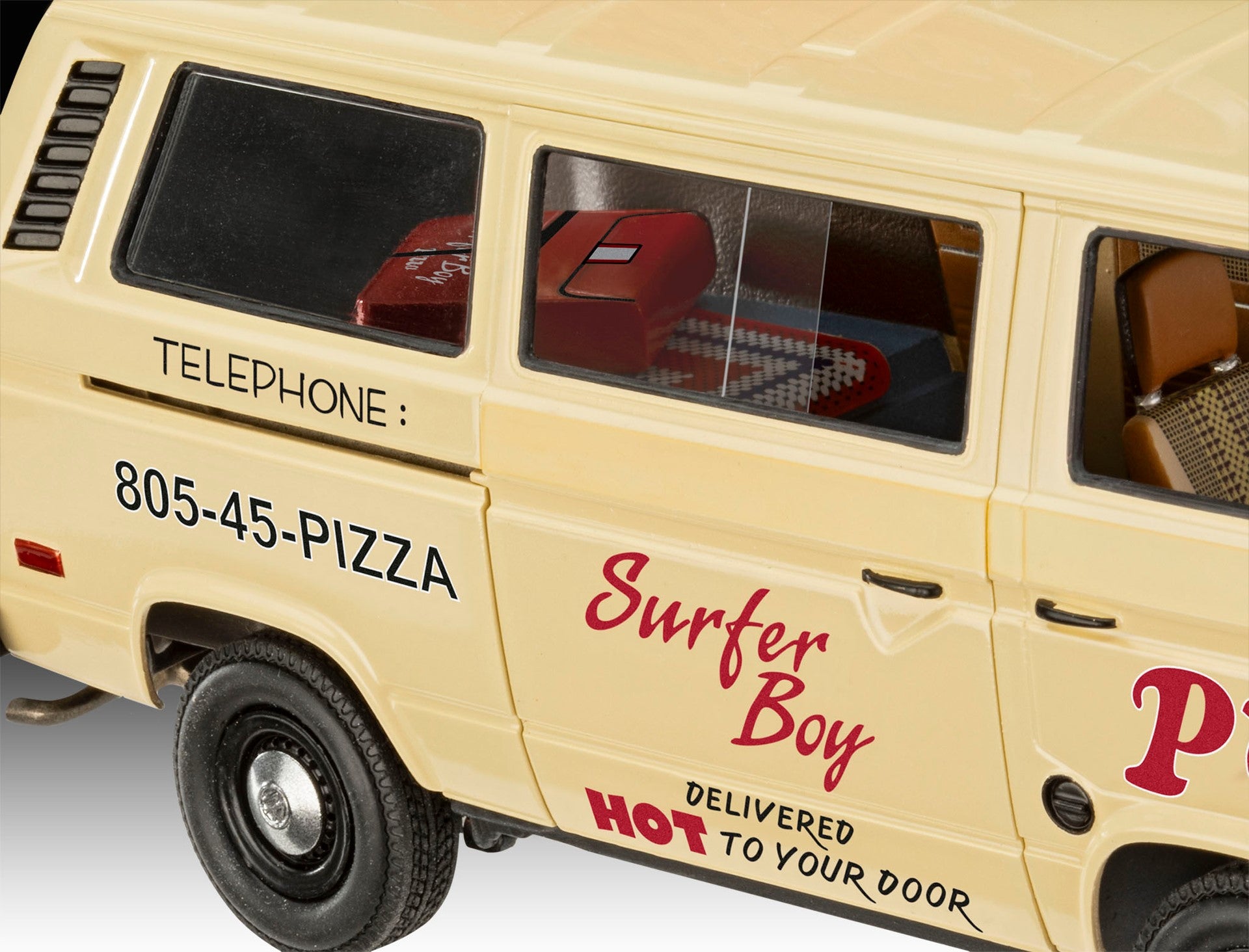 AUTOMACHETA VW T3 BUS "SURFER BOY": SREANGER THINGS - REVELL (RV07725)