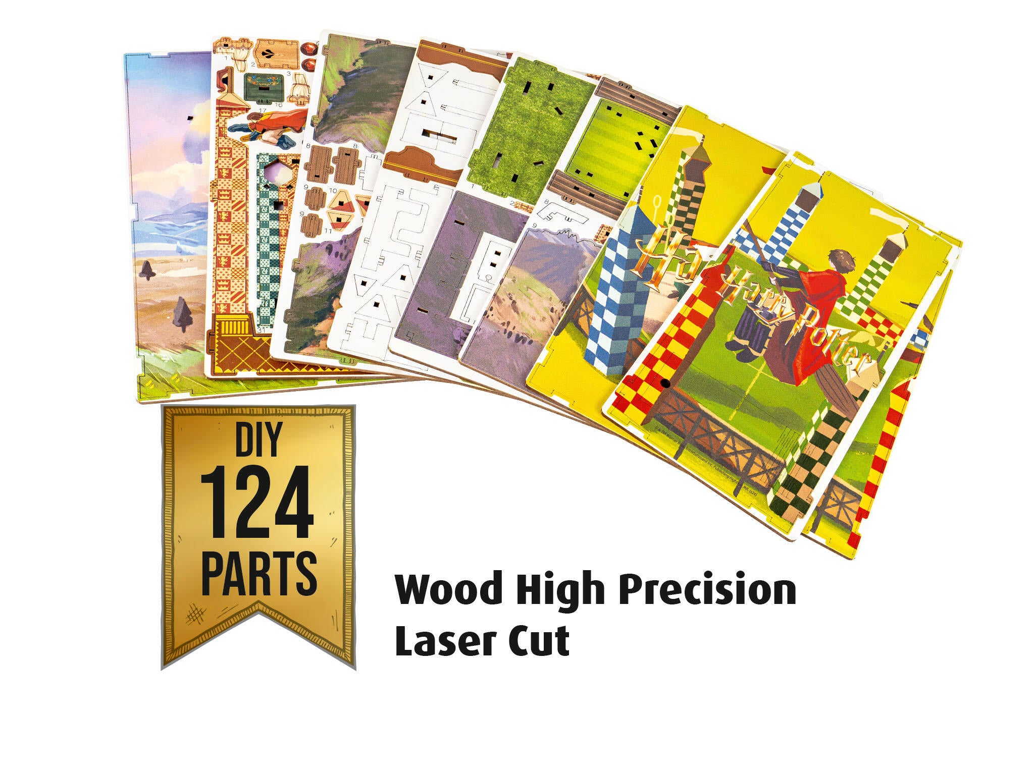 MINI 3D PUZZLE HARRY POTTER QUIDDICH FIELD - REVELL (RV00532)