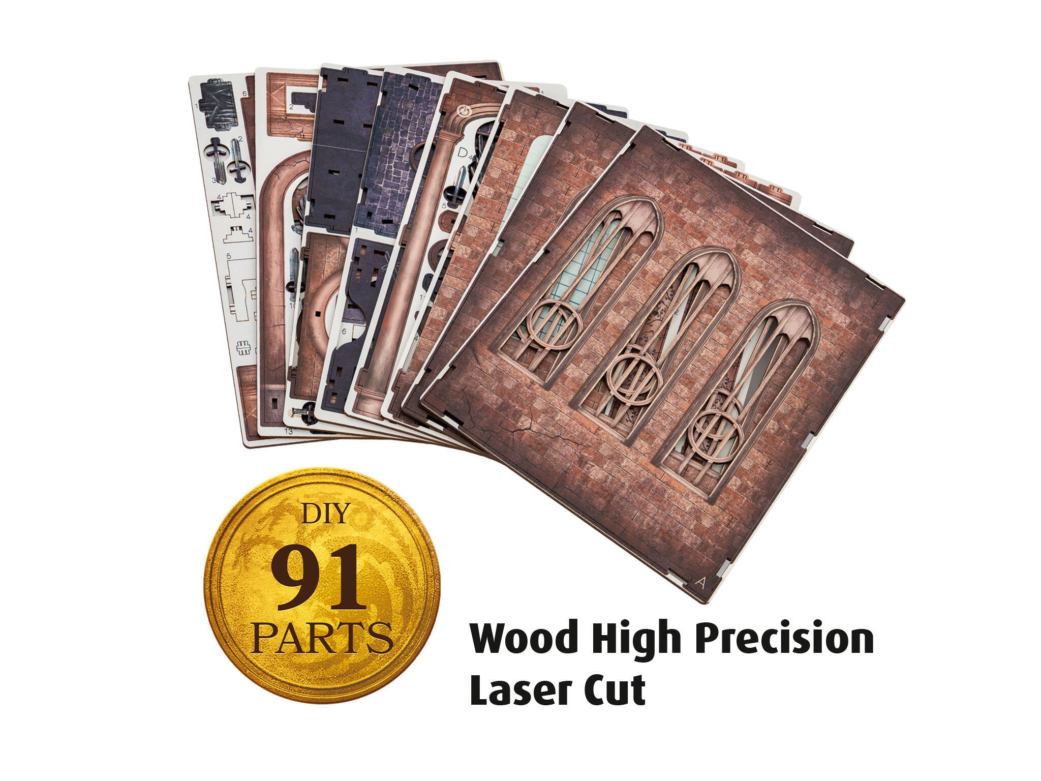 MINI 3D PUZZLE URZEALA TRONURILOR IRON THRONE - REVELL (RV00531)