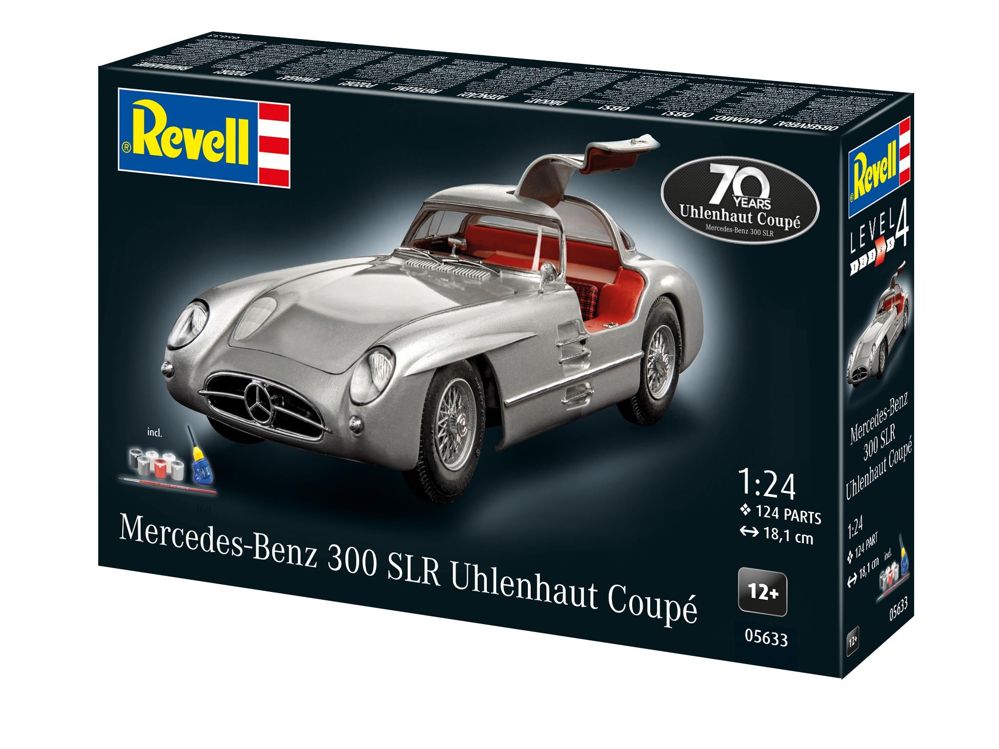 SET ANIVERSAR 70 ANI MERCEDES-BENZ 300 SLR - REVELL (RV05633)