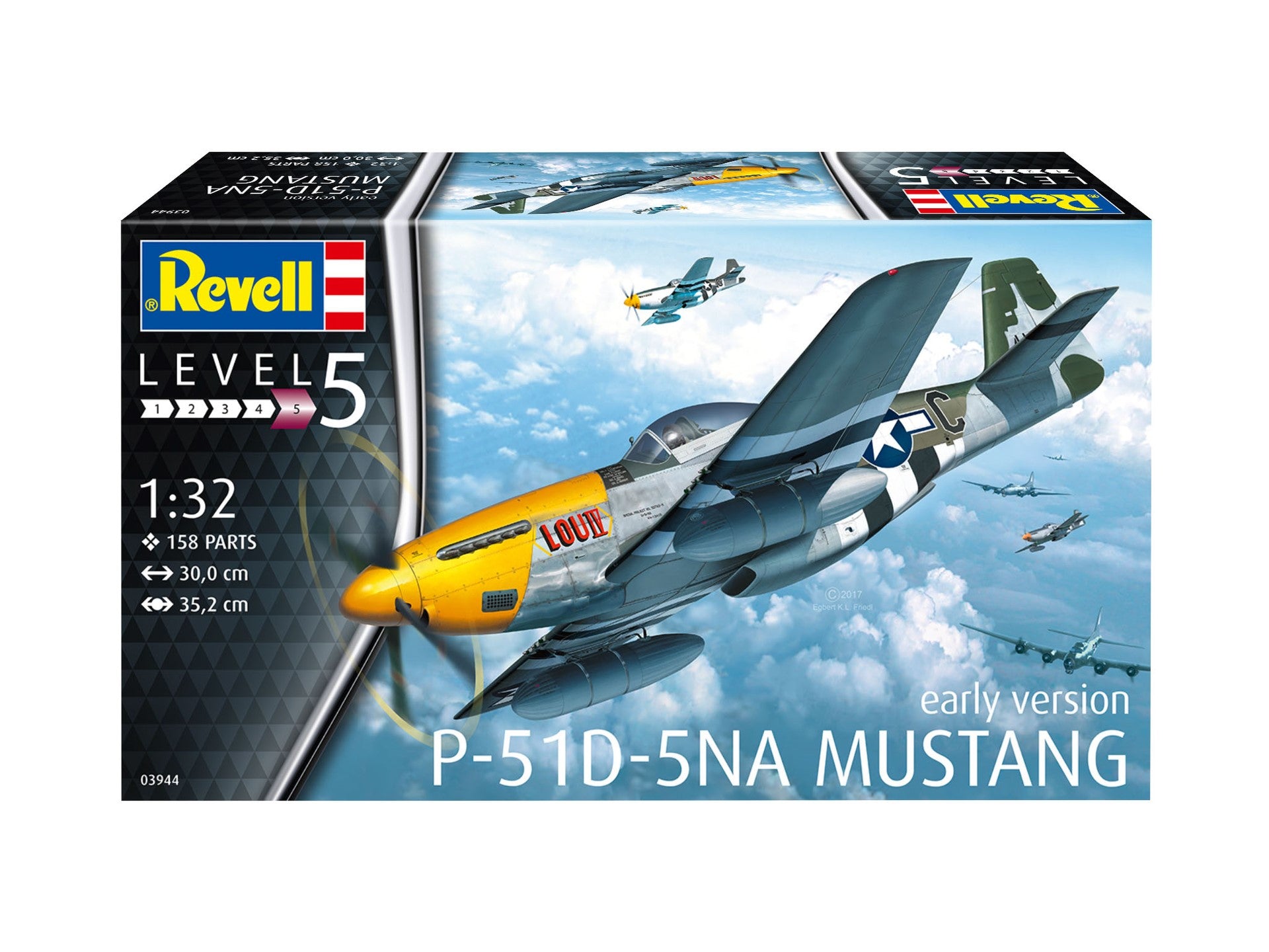 AEROMODEL P-51D-5NA MUSTANG (VERSIUNEA VECHE) - REVELL (RV3944)