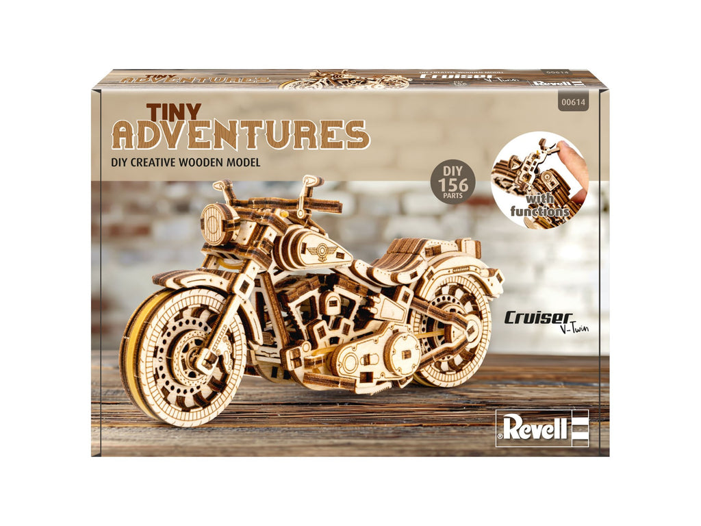 LUME MINIATURALA DE LEMN CRUISER V-TWIN - REVELL (RV00614)