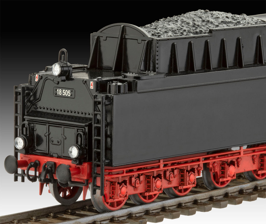 MACHETA LOCOMOTIVA EXPRESS  BR 18 505 CU TENDER 2'3' T38 - REVELL (RV02167)