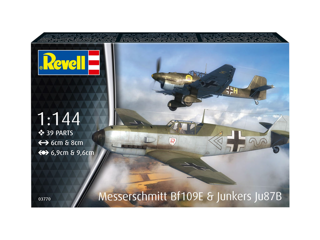 AEROMODEL MESSERSCHMITT BF109E SI JUNKERS JU87B STUKA - REVELL (RV03770)