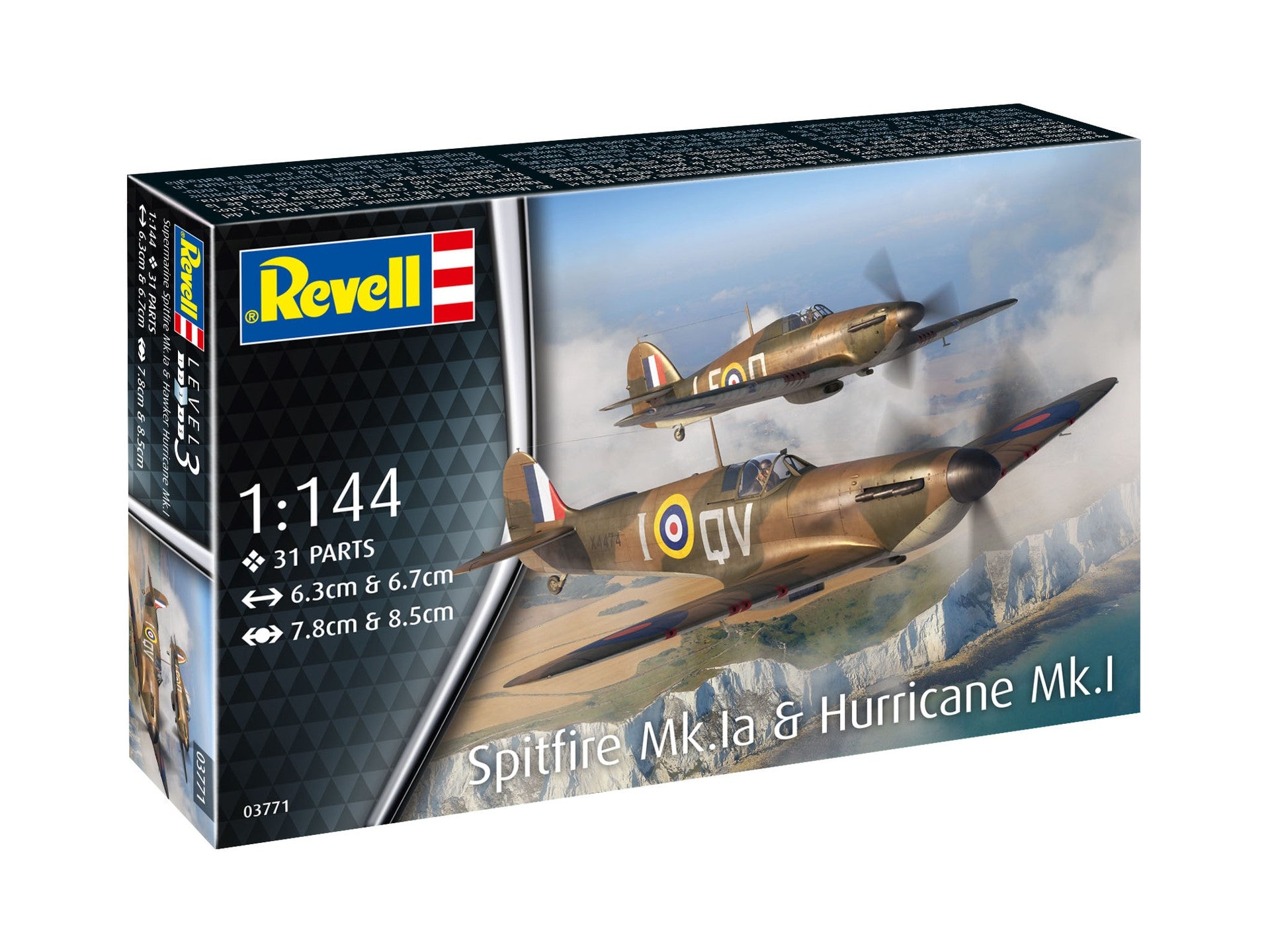 AEROMODEL SUPERMARINE SPITFIRE MK.IA & HAWKER HURRICANE MK.I - REVELL (RV03771)