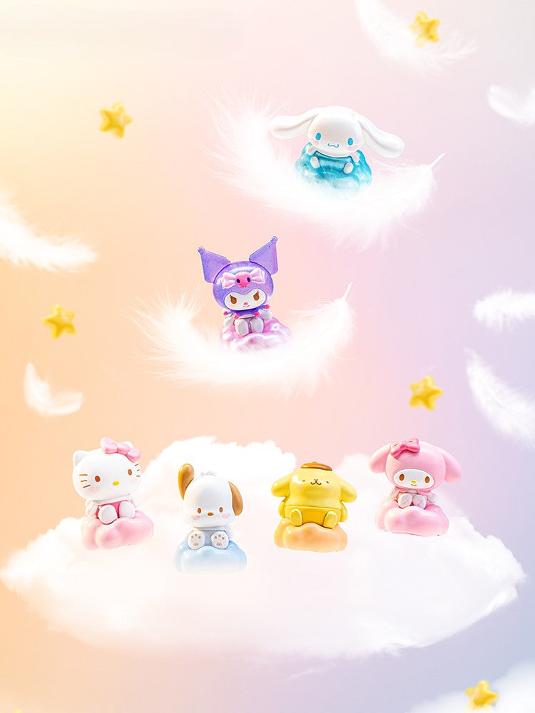HELLO KITTY - FIGURINA ASCUNSA IN FOLIE, 4 CM, BABY ANGEL - FAMOSA (24MQD-002)