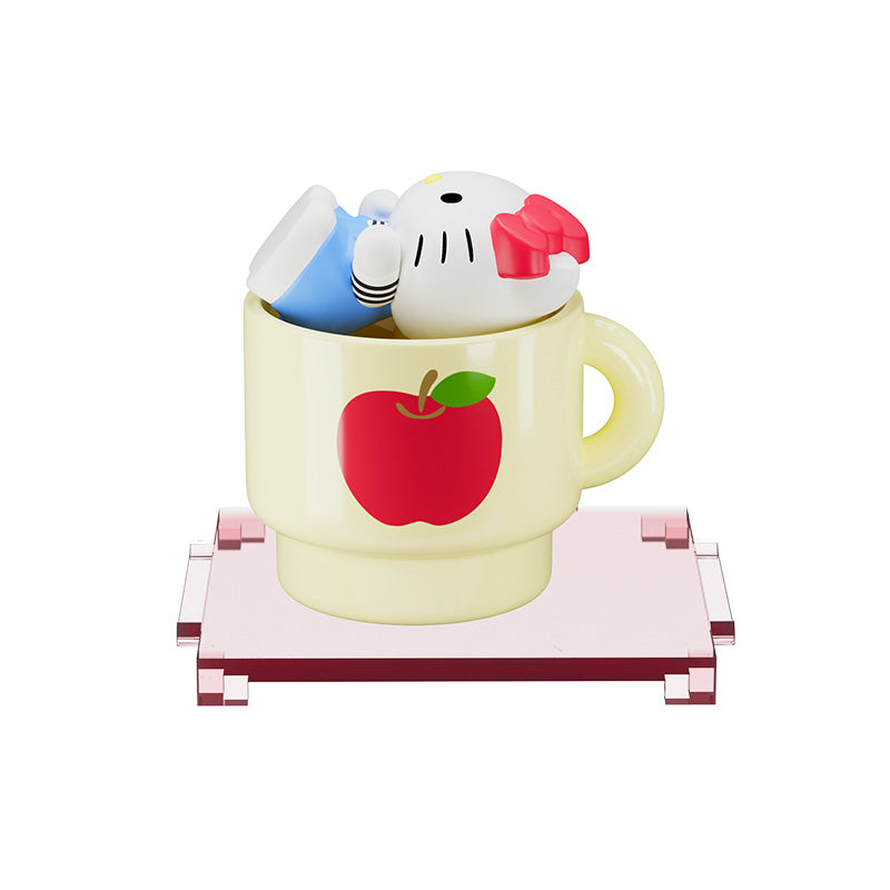 HELLO KITTY - FIGURINA ASCUNSA IN CUTIE, 4.5 CM, BIG APPLE WORKSHOP - FAMOSA (24WH-007)