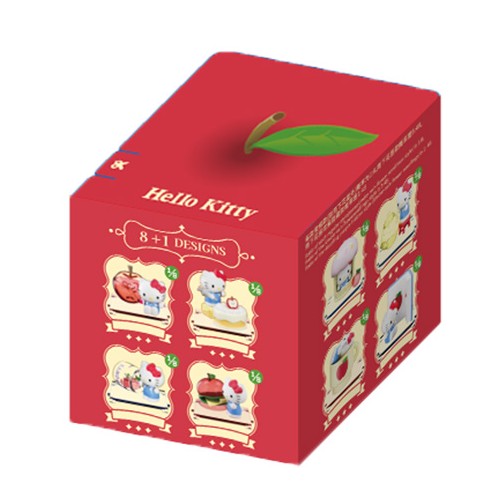 HELLO KITTY - FIGURINA ASCUNSA IN CUTIE, 4.5 CM, BIG APPLE WORKSHOP - FAMOSA (24WH-007)