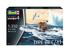 GERMAN SUBMARINE TYPE VII C/41 - REVELL (RV5154)