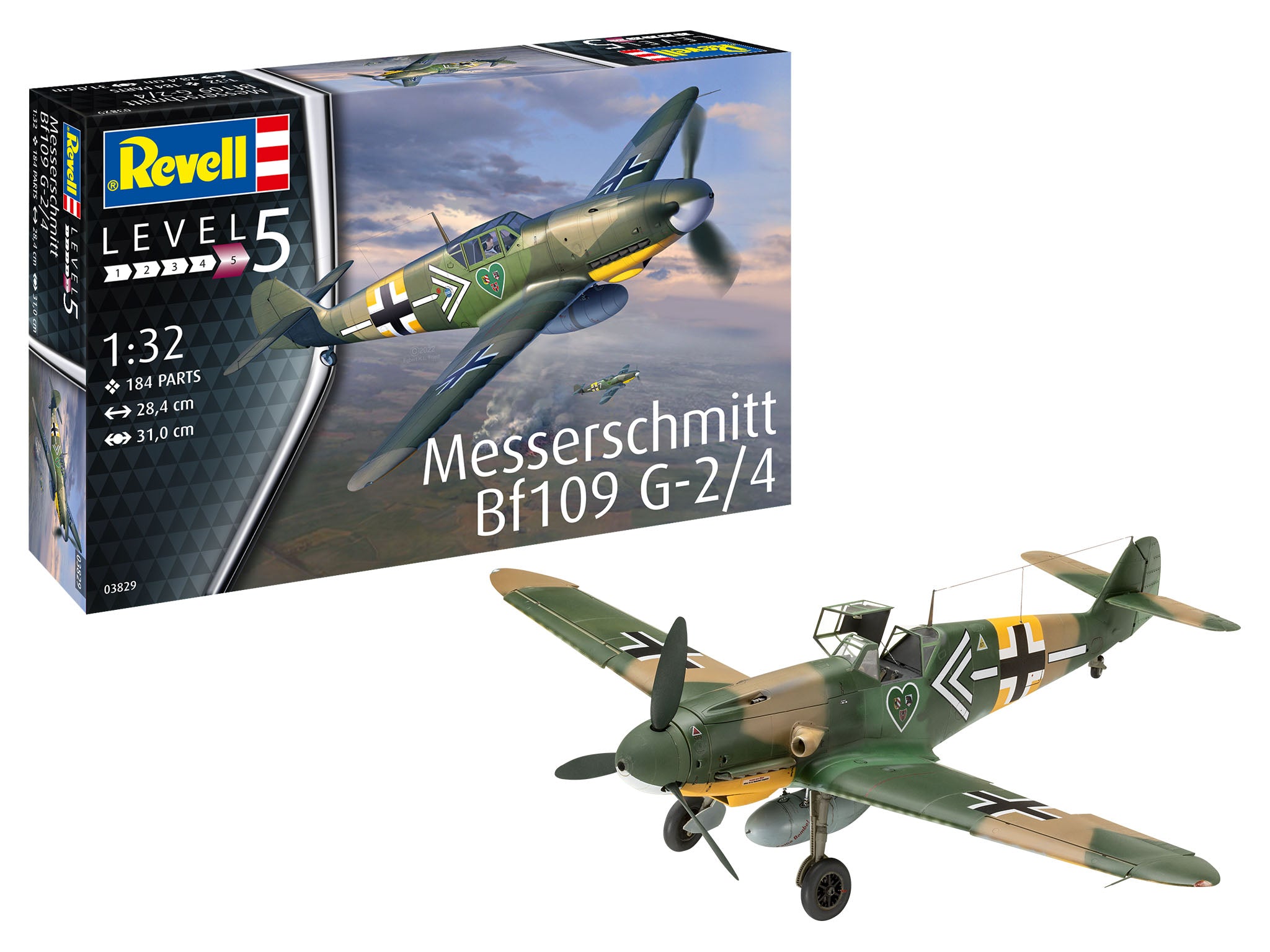 MESSERSCHMITT BF109G-2/4 - REVELL (RV03829)