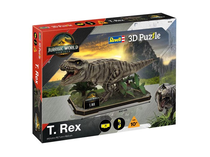 PUZZLE 3D JURASSIC WORLD RENASTEREA - T.REX - REVELL (RV00246)