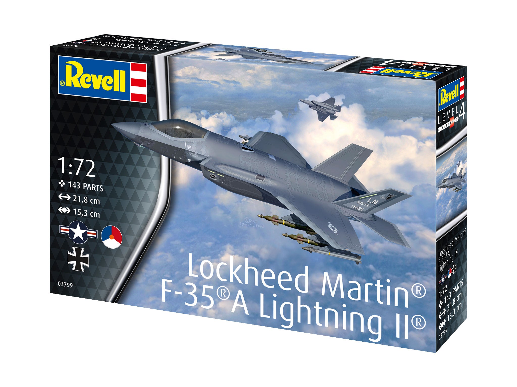 AEROMACHETA LOCKHEED MARTIN F-35A LIGHTNING II - REVELL (RV03799)