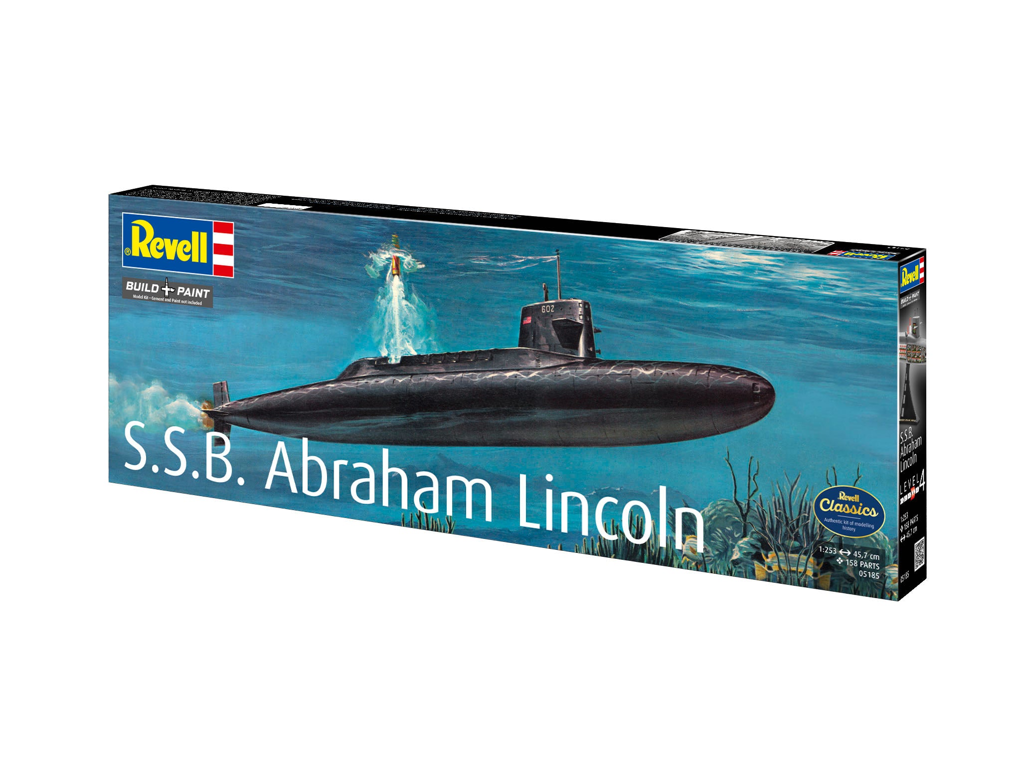 NAVOMODEL S.S.B. ABRAHAM LINCOLN WITH INTERIOR - REVELL (RV05185)