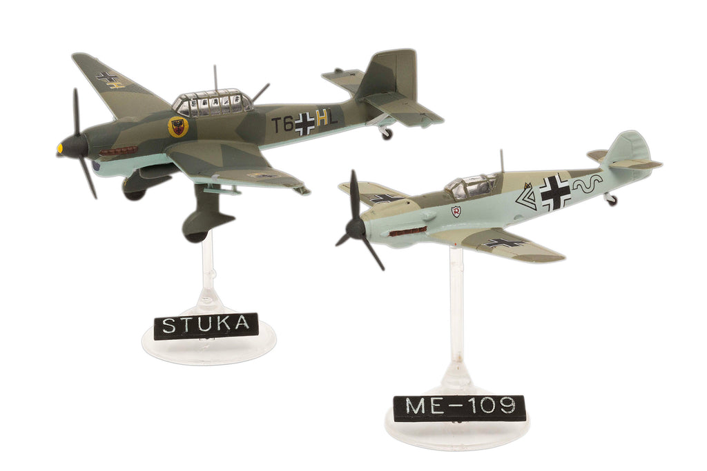 STARTER KIT MESSERSCHMITT BF109E & JU87B STUKA - REVELL (RV73770)