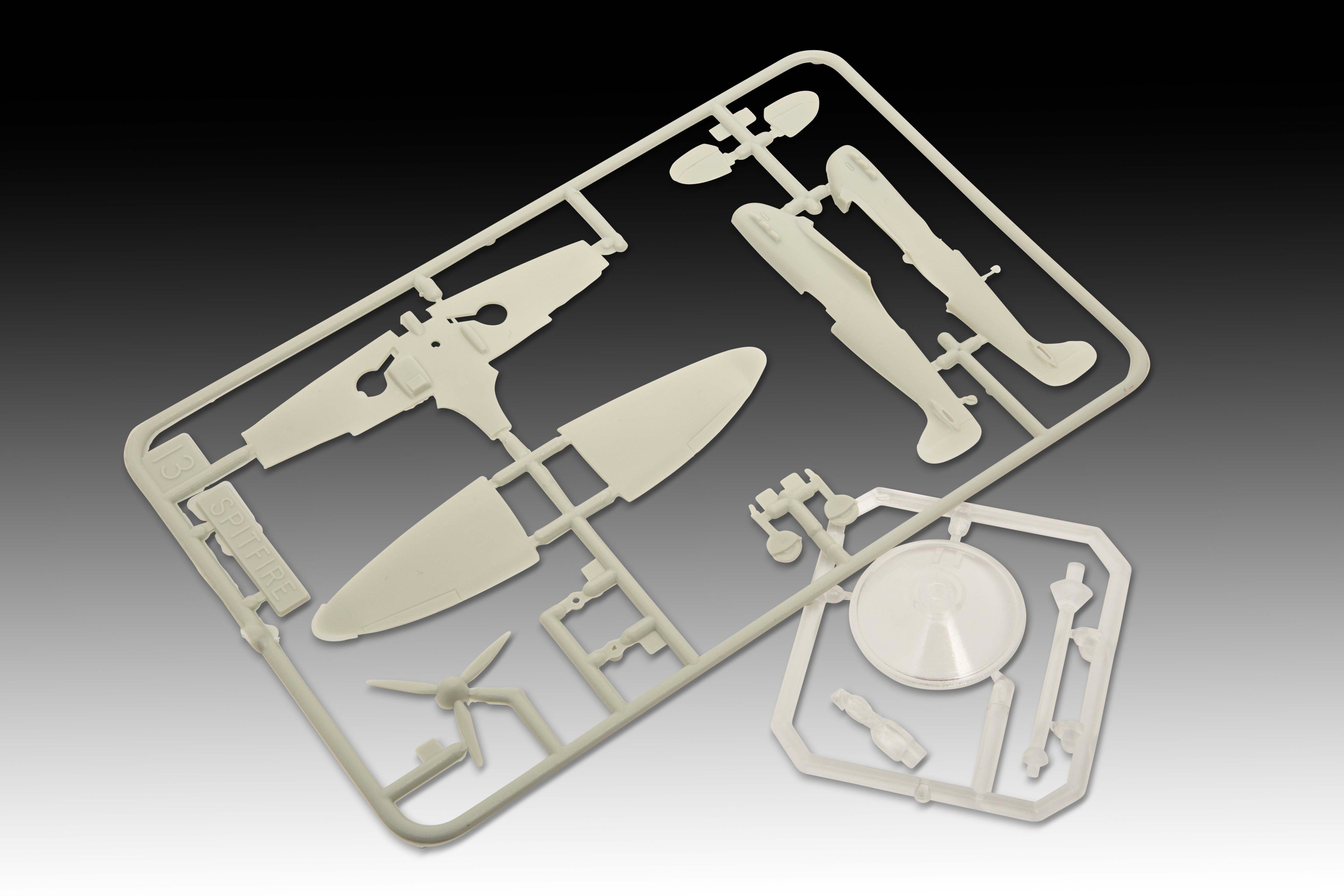 STARTER KIT SPITFIRE MK.IA & HURRICANE MK.I - REVELL (RV73771)