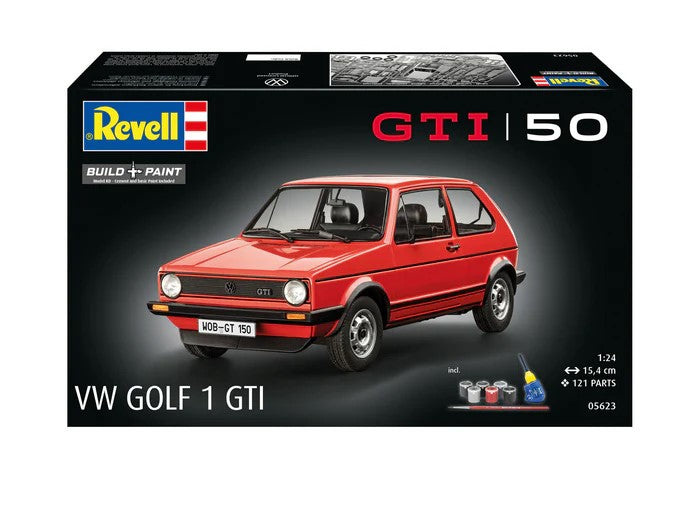 GIFT SET ANIVERSARE 50 ANI VW GOLF 1 GTI - REVELL (RV05623)