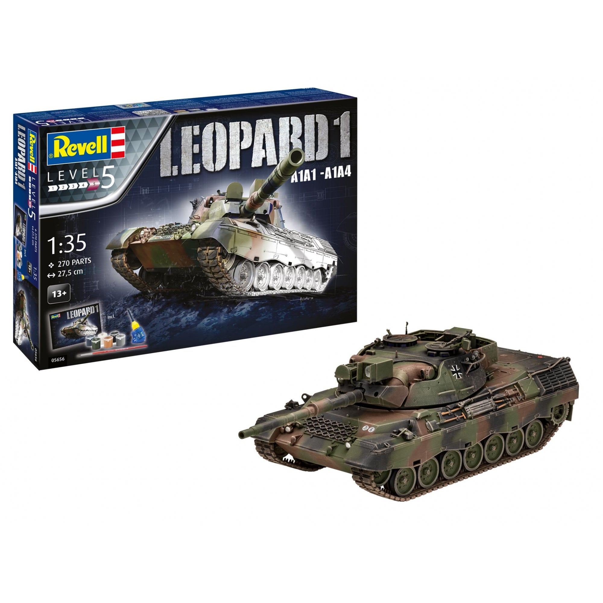 SET MACHETA LEOPARD 1 A1A1-A1A4 - REVELL (RV05656)