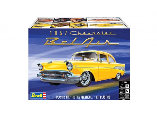 '57 CHEVY® BEL AIR® TWO DOOR SEDAN - REVELL (RV14551)
