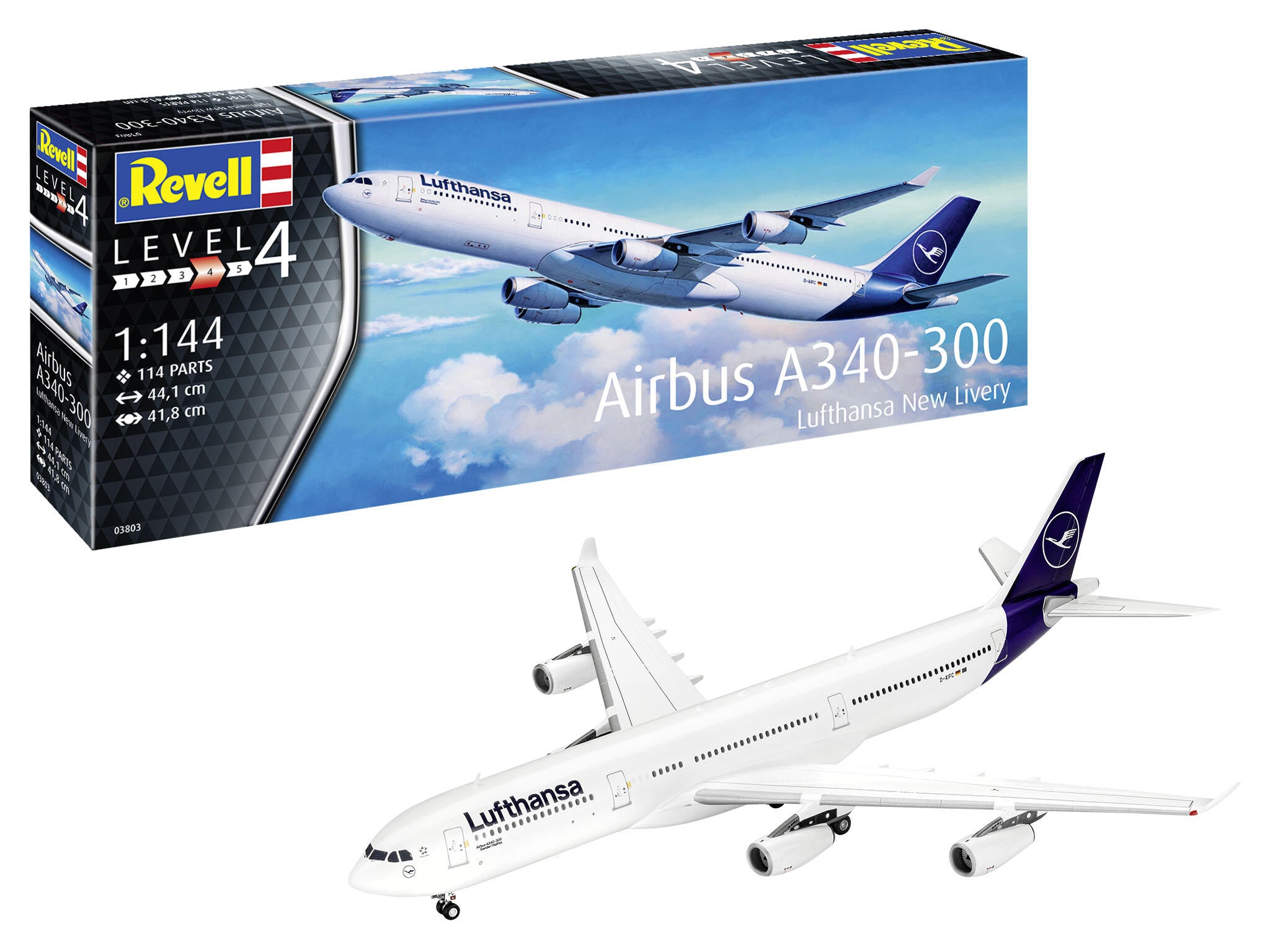 AEROMODEL A340-300 "LUFTHANSA" NEW LIVERY - REVELL (RV03803)