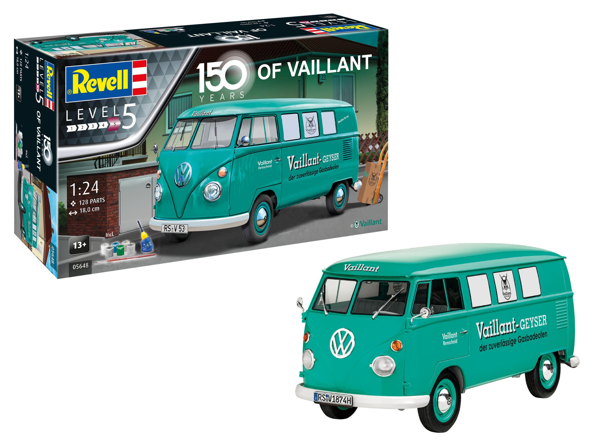 SET ANIVERSAR 150 ANI BUS VW T1 VAILLANT - REVELL (RV05648)