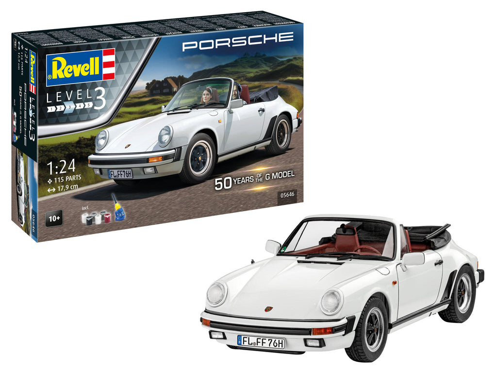 SET ANIVERSAR 50 ANI PORSCHE 911 G-MODEL CABRIO - REVELL (RV05646)