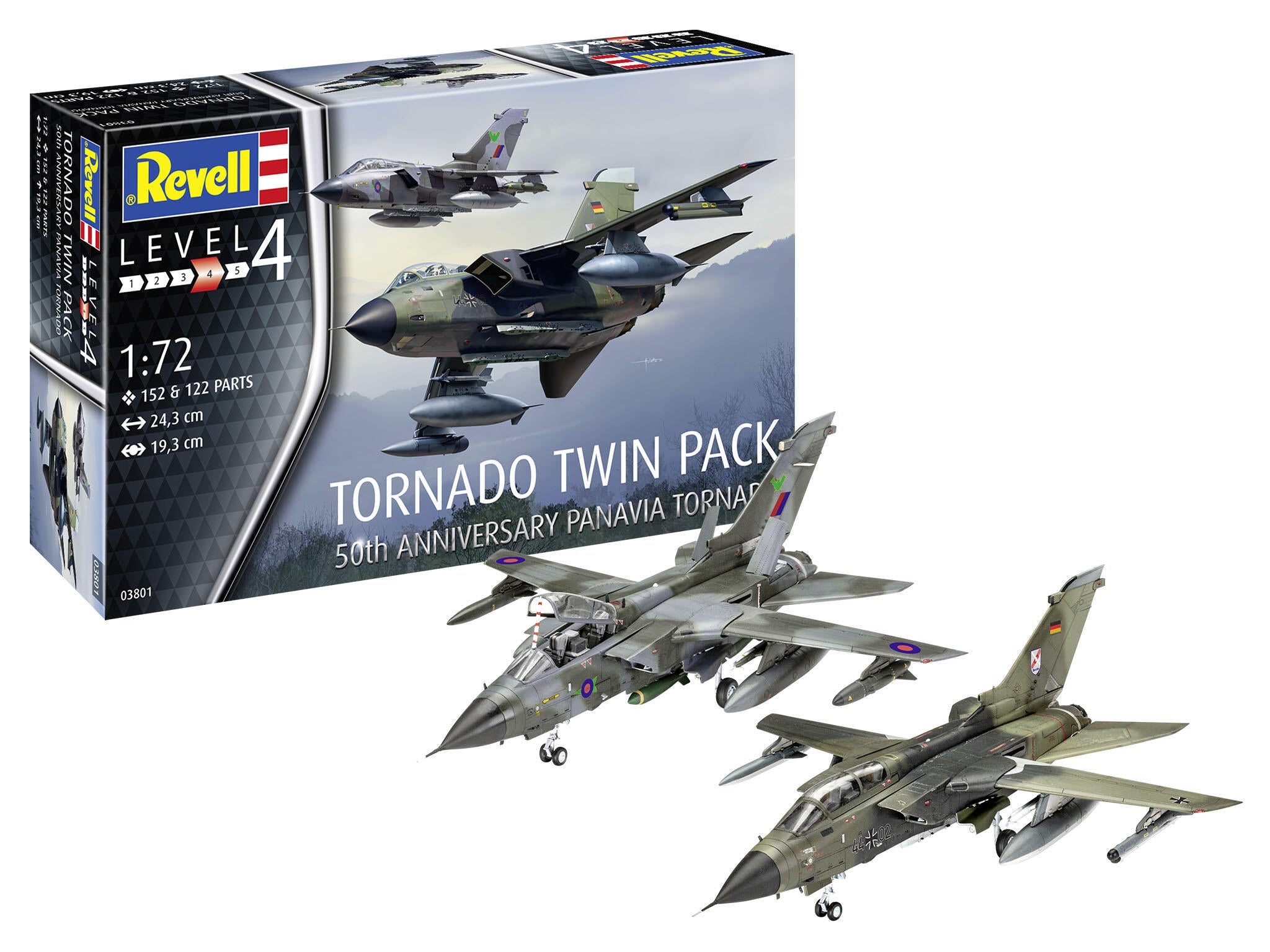 AEROMACHETE TORNADO DUBLU SET ANIVERSAR 50 ANI - REVELL (RV03801)