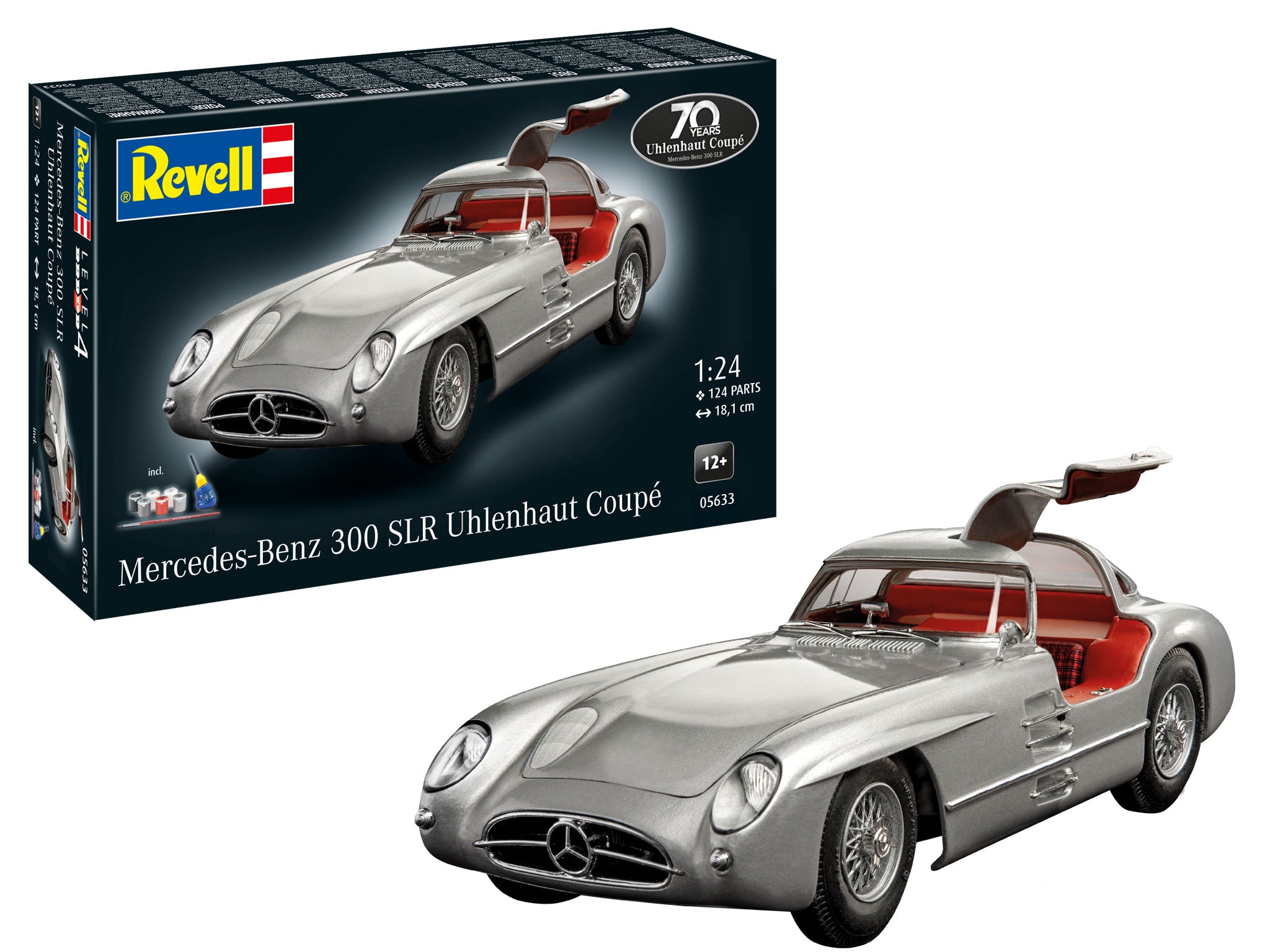 SET ANIVERSAR 70 ANI MERCEDES-BENZ 300 SLR - REVELL (RV05633)