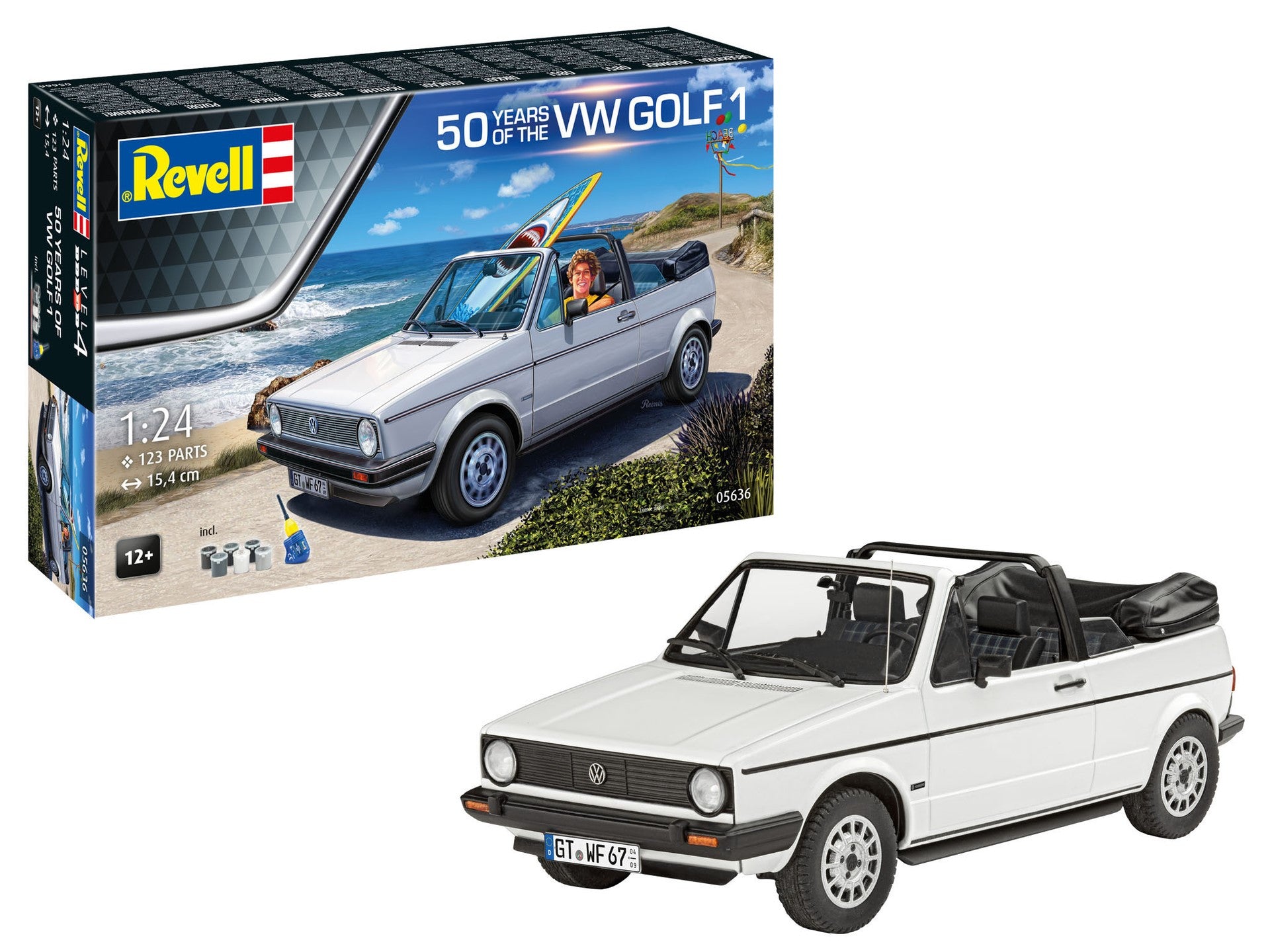 SET ANIVERSAR 50 ANI  VW GOLF 1 - REVELL (RV05636)