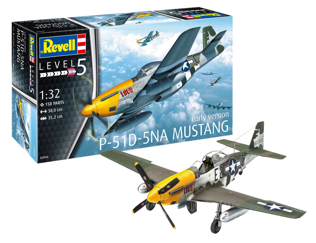 AEROMODEL P-51D-5NA MUSTANG (VERSIUNEA VECHE) - REVELL (RV3944)