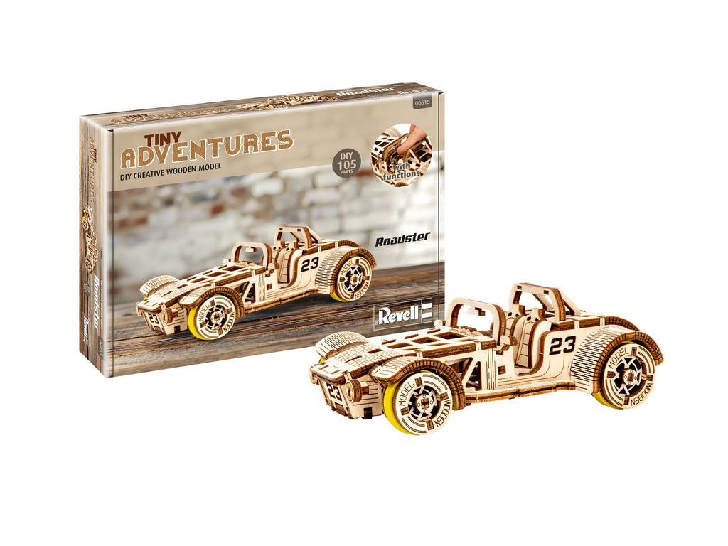 LUME MINIATURALA DE LEMN ROADSTER - REVELL (RV00615)