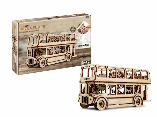 LUME MINIATURALA DE LEMN LONDON BUS - REVELL (RV00618)