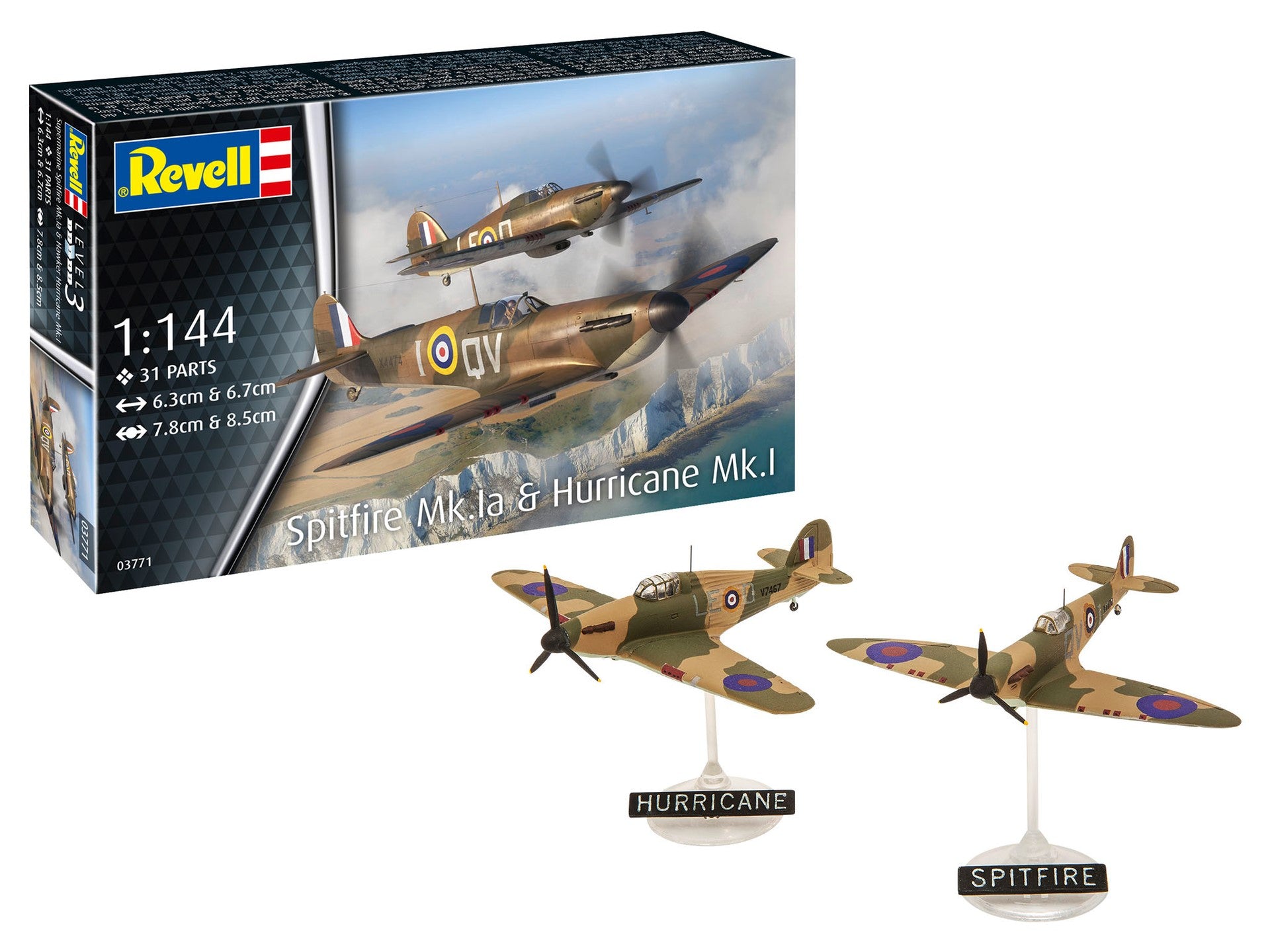 AEROMODEL SUPERMARINE SPITFIRE MK.IA & HAWKER HURRICANE MK.I - REVELL (RV03771)