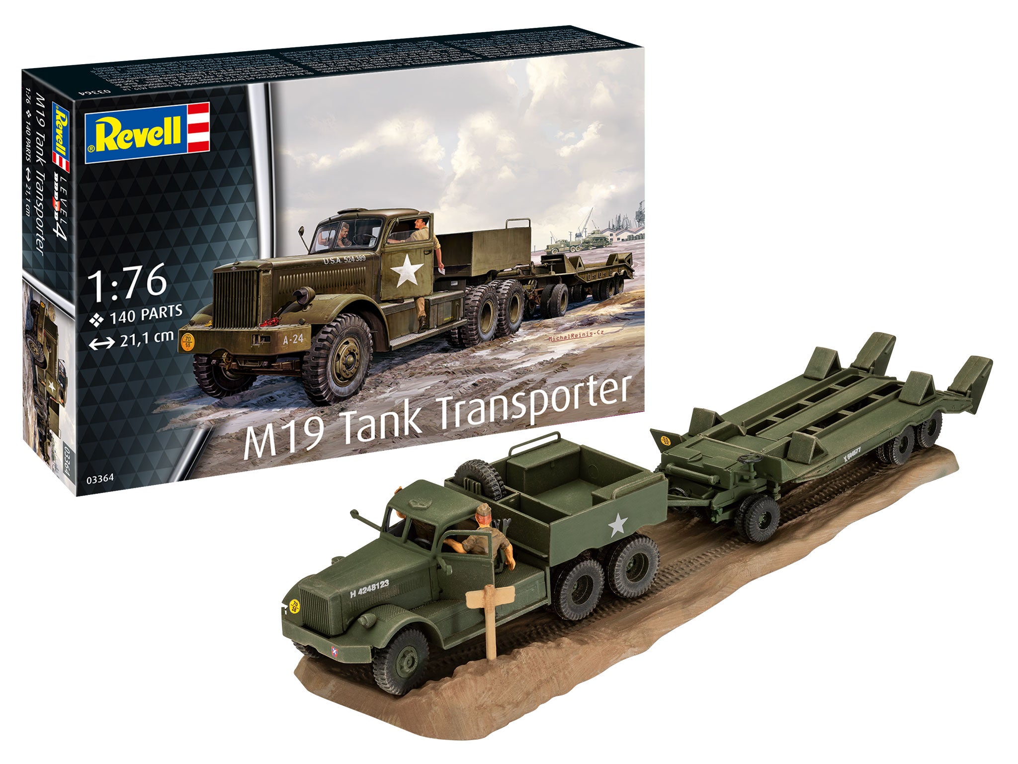 MACHETA MILITARA M19 TANK TRANSPORTER - REVELL (RV03364)
