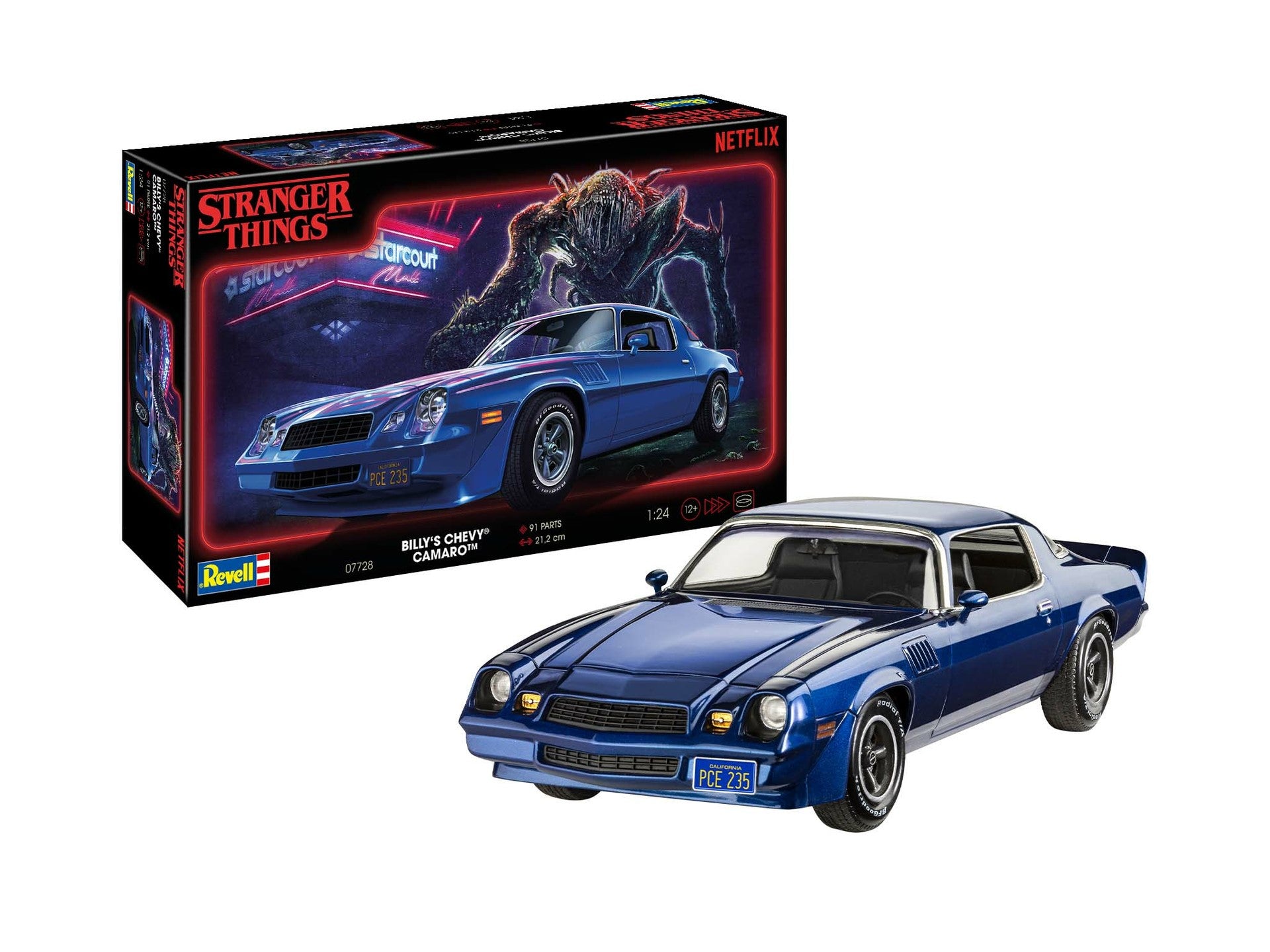 AUTOMACHETA CHEVY CAMARO Z/28: STRANGER THINGS - REVELL (RV07728)