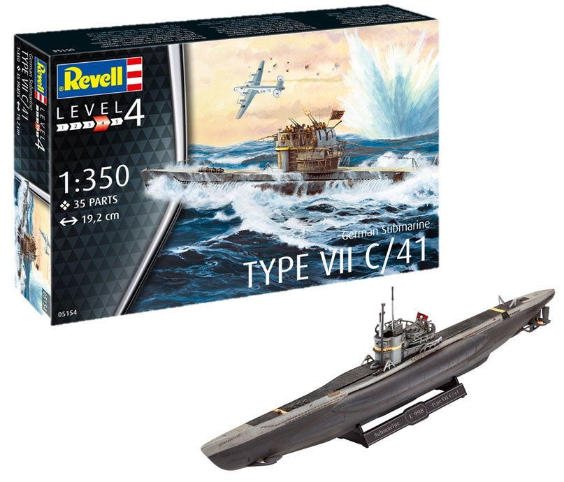 GERMAN SUBMARINE TYPE VII C/41 - REVELL (RV5154)