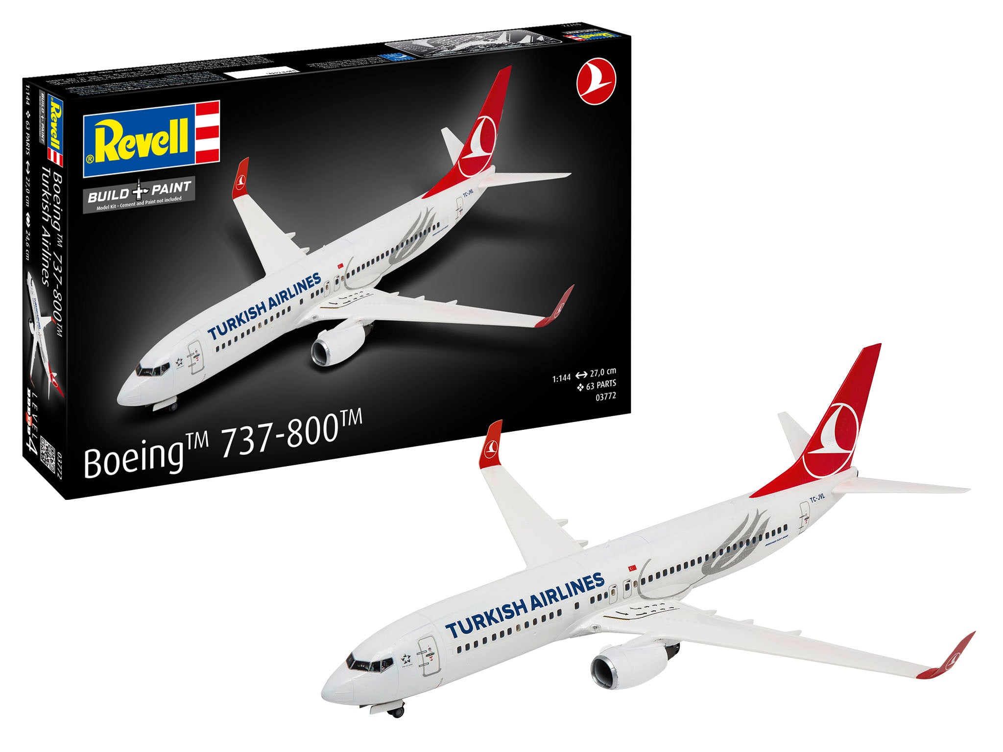 AEROMODEL BOEING 737-800 TURKISH AIRLINES - REVELL (RV03772)