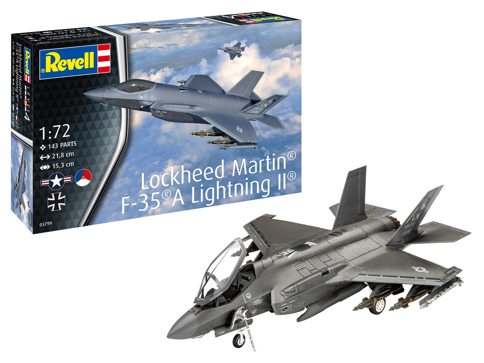 AEROMACHETA LOCKHEED MARTIN F-35A LIGHTNING II - REVELL (RV03799)
