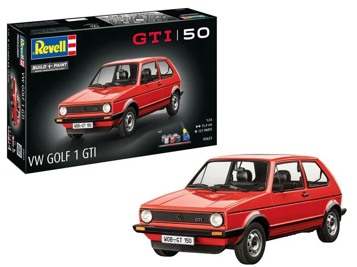 GIFT SET ANIVERSARE 50 ANI VW GOLF 1 GTI - REVELL (RV05623)