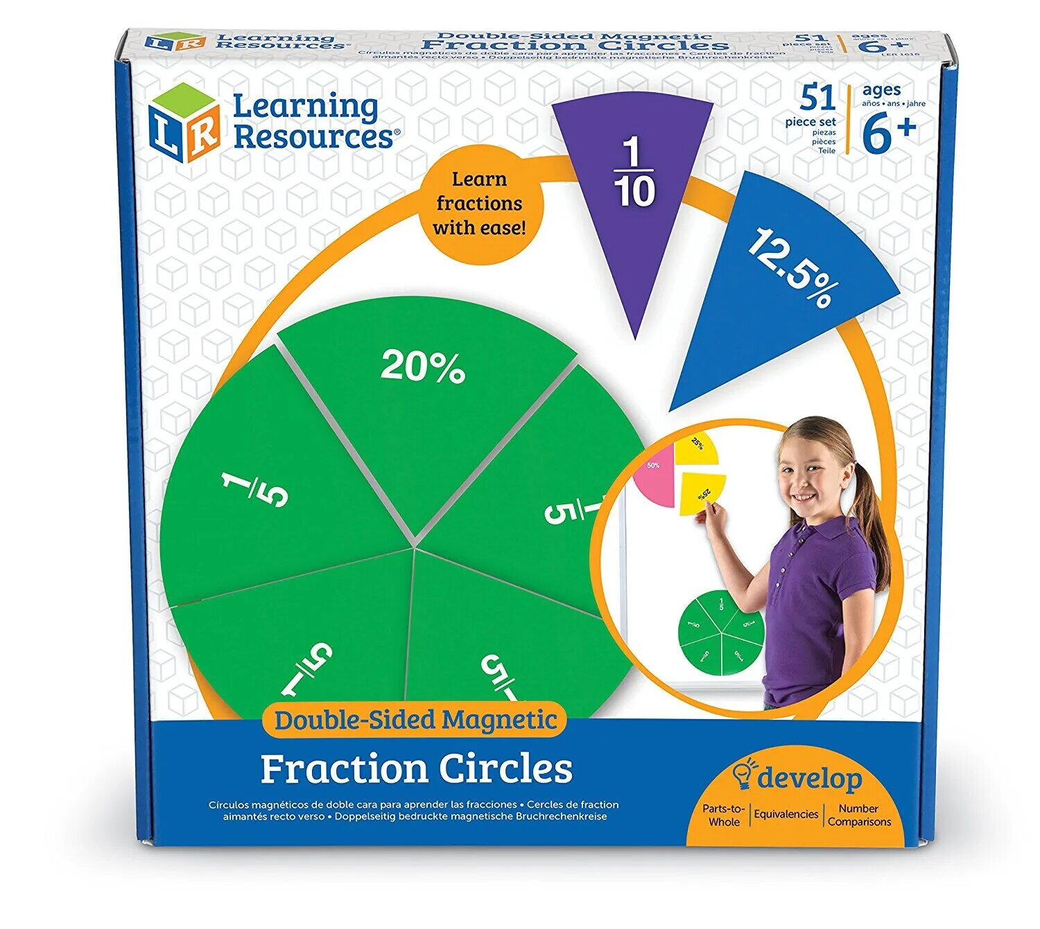 CERCURI MAGNETICE CU FRACTII - LEARNING RESOURCES (LER1616)