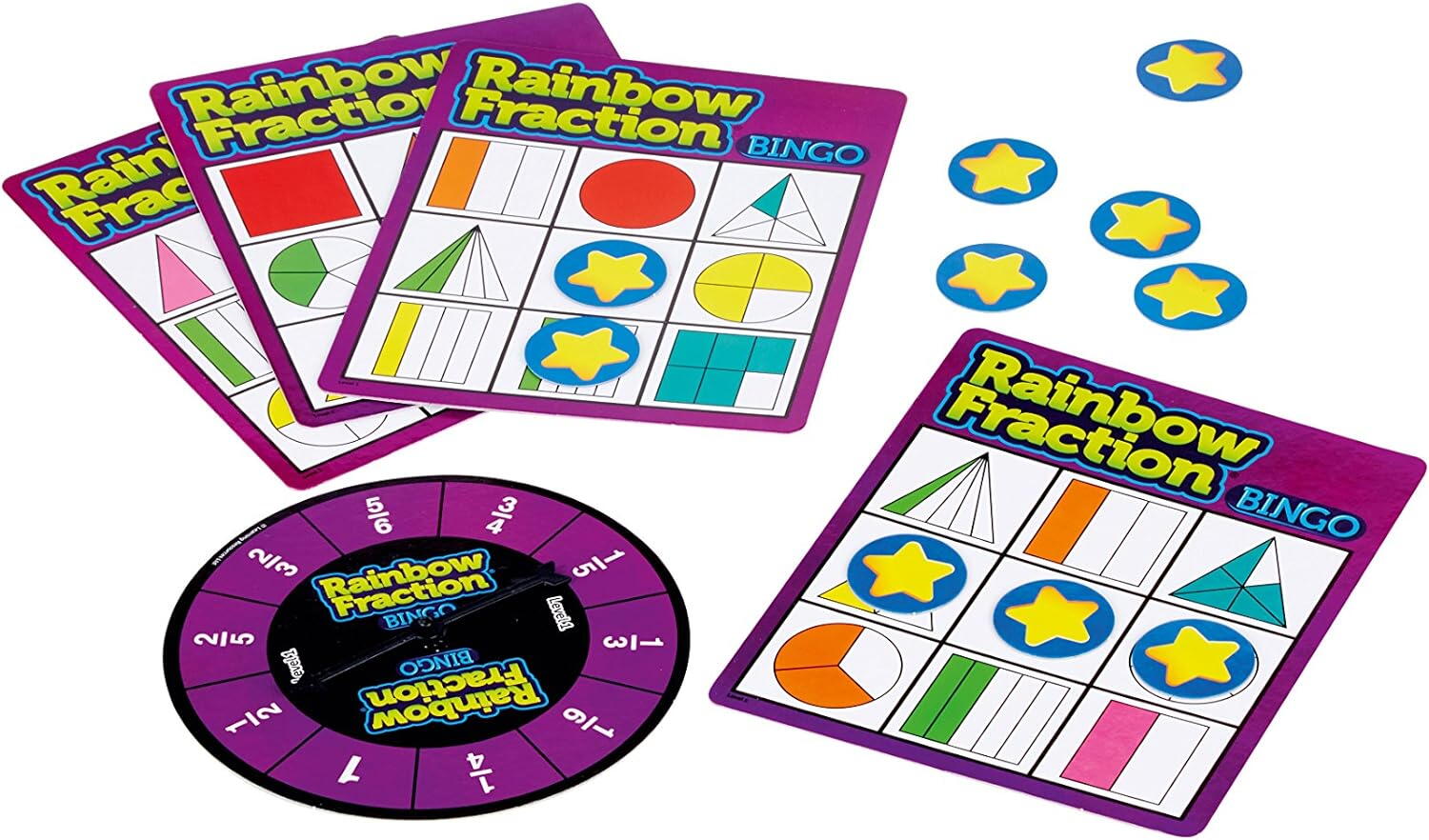 JOC BINGO - CURCUBEUL FRACTIILOR - LEARNING RESOURCES (LSP0620-UK) - Libelula Vesela - Jucarii