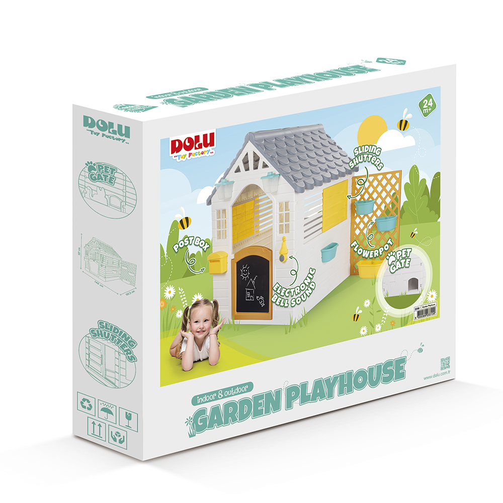 CASUTA PENTRU COPII PREMIUM PASTEL - DOLU (D3310)