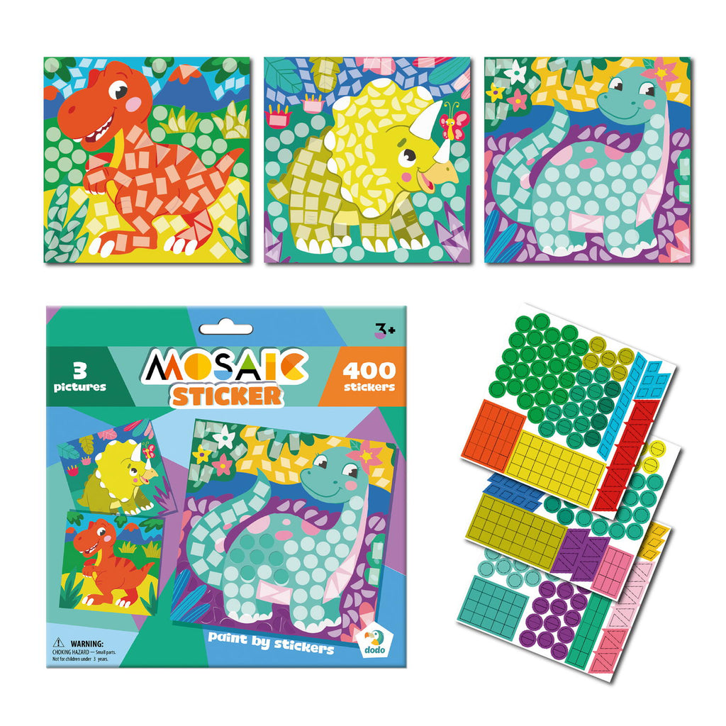 MOZAIC CU AUTOCOLANTE - DINOZAURI - DODO (DO300898)