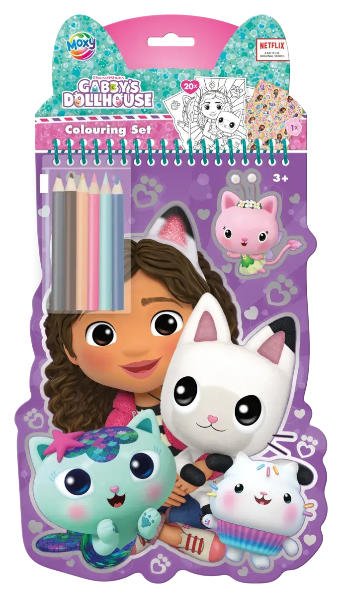 CARNETEL DE COLORAT CU CREIOANE - GABBY'S DOLLHOUSE - MOXY (162004)