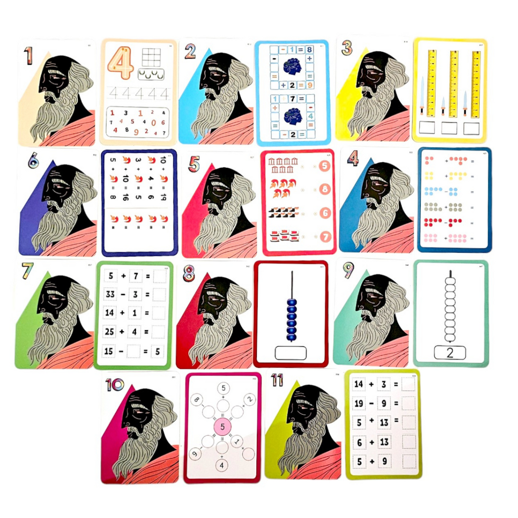 MATHEMATICS GAME LEARNING CUBE® - IN THE FOOTSTEPS OF ARCHIMEDES - K-TOYZ (LC-033)