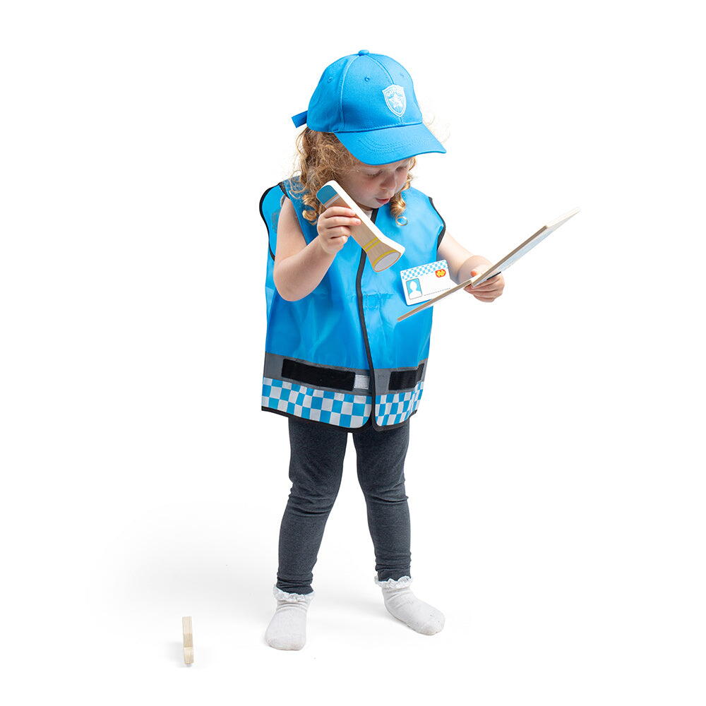 SET COSTUM SI ACCESORII POLITIST PENTRU COPII - BIGJIGS TOYS (35002)